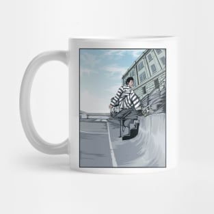 Gonz at Alcatraz Mug